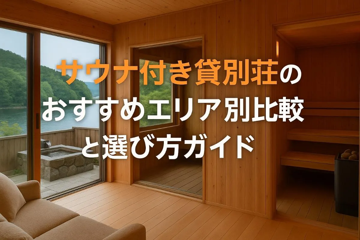 サウナ付き貸別荘のおすすめエリア別比較と選び方ガイド【料金や設備・予約ポイントも徹底解説】