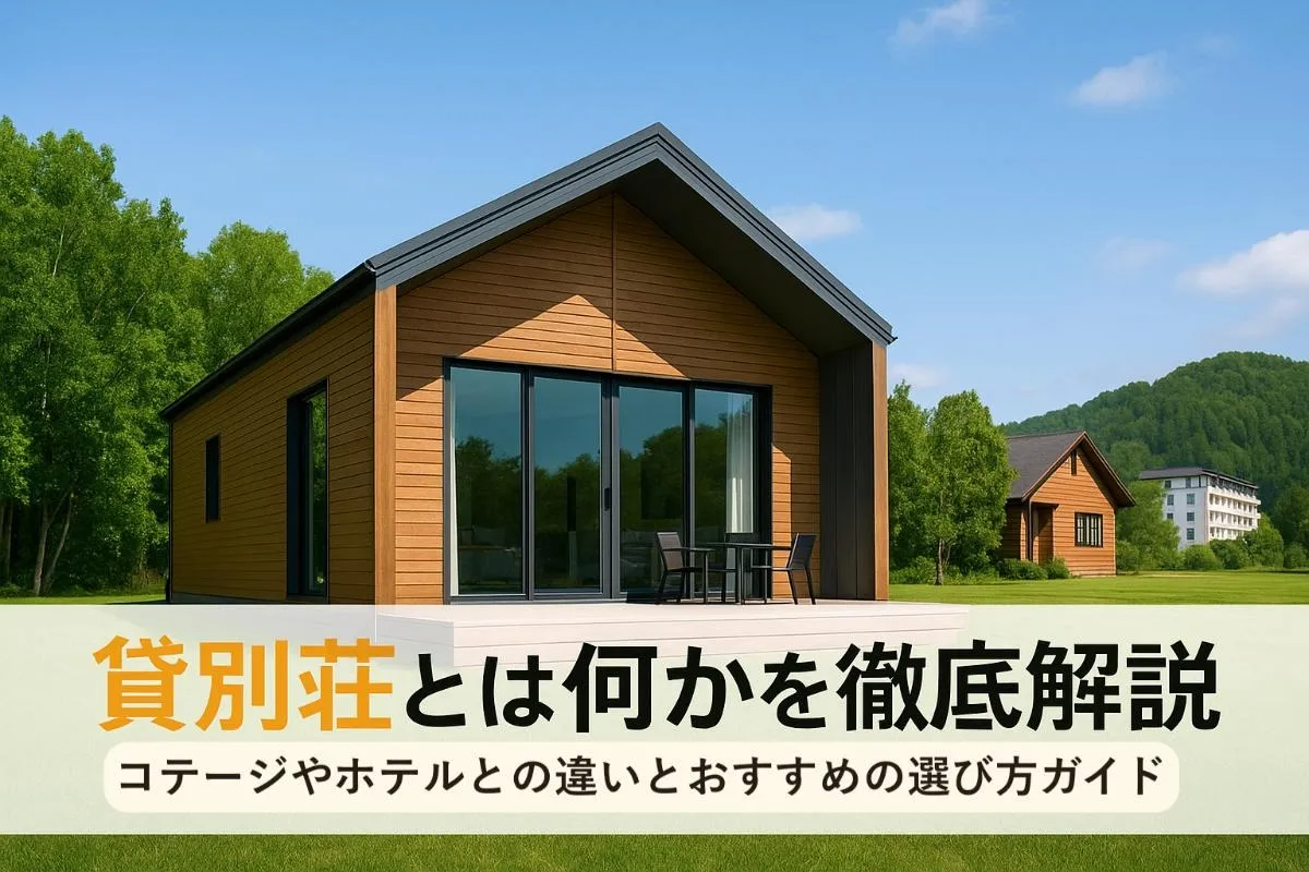 貸別荘とは何かを徹底解説｜コテージやホテルとの違いとおすすめの選び方ガイド