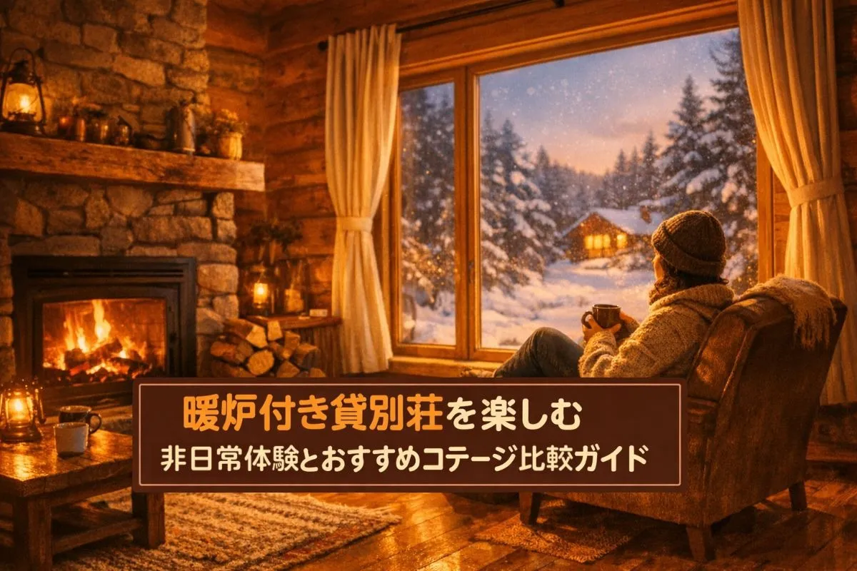 暖炉付き貸別荘を楽しむ非日常体験とおすすめコテージ比較ガイド