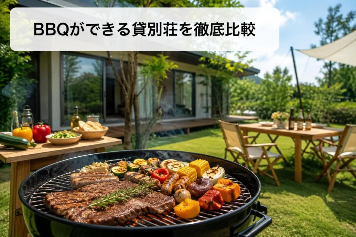 BBQができる貸別荘を徹底比較
