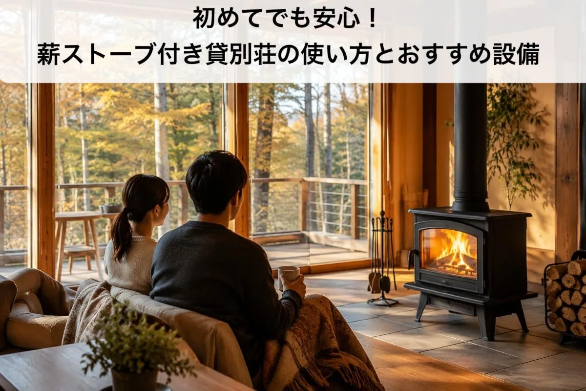 初めてでも安心!薪ストーブ付き貸別荘の使い方とおすすめ設備