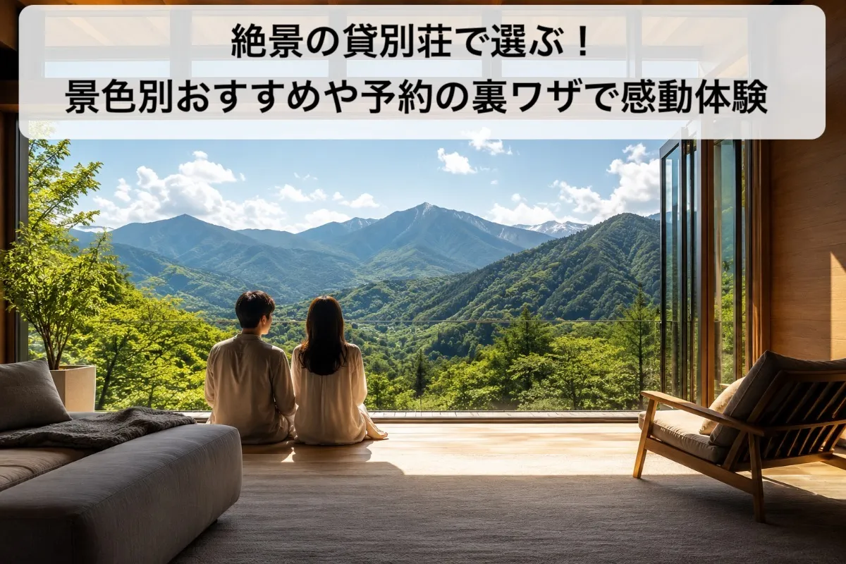 絶景の貸別荘で選ぶ!景色別おすすめや予約の裏ワザで感動体験